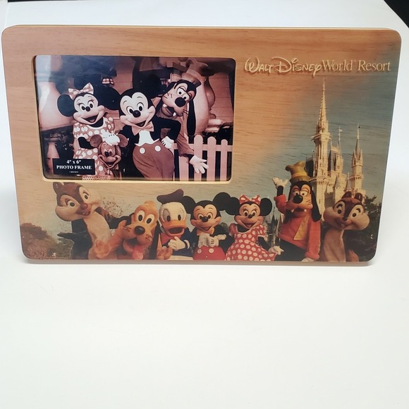 New DISNEY PARKS WALT DISNEY WORLD RESORT 4" x6" PHOTO FRAME - Picture 1 of 8